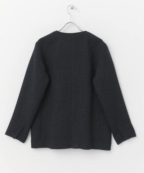 URBAN RESEARCH DOORS ツイードVネックロングジャケット