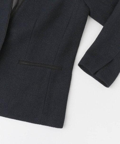 URBAN RESEARCH DOORS ツイードVネックロングジャケット