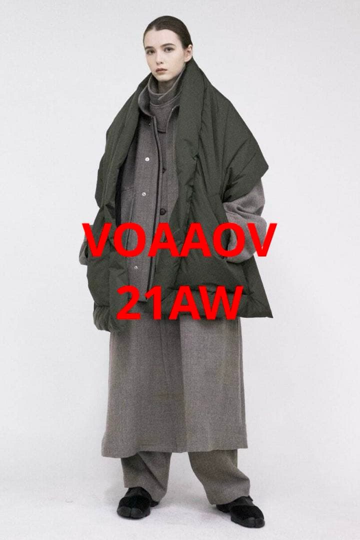 【21AW VOAAOV ナイロンビッグダウンストール】