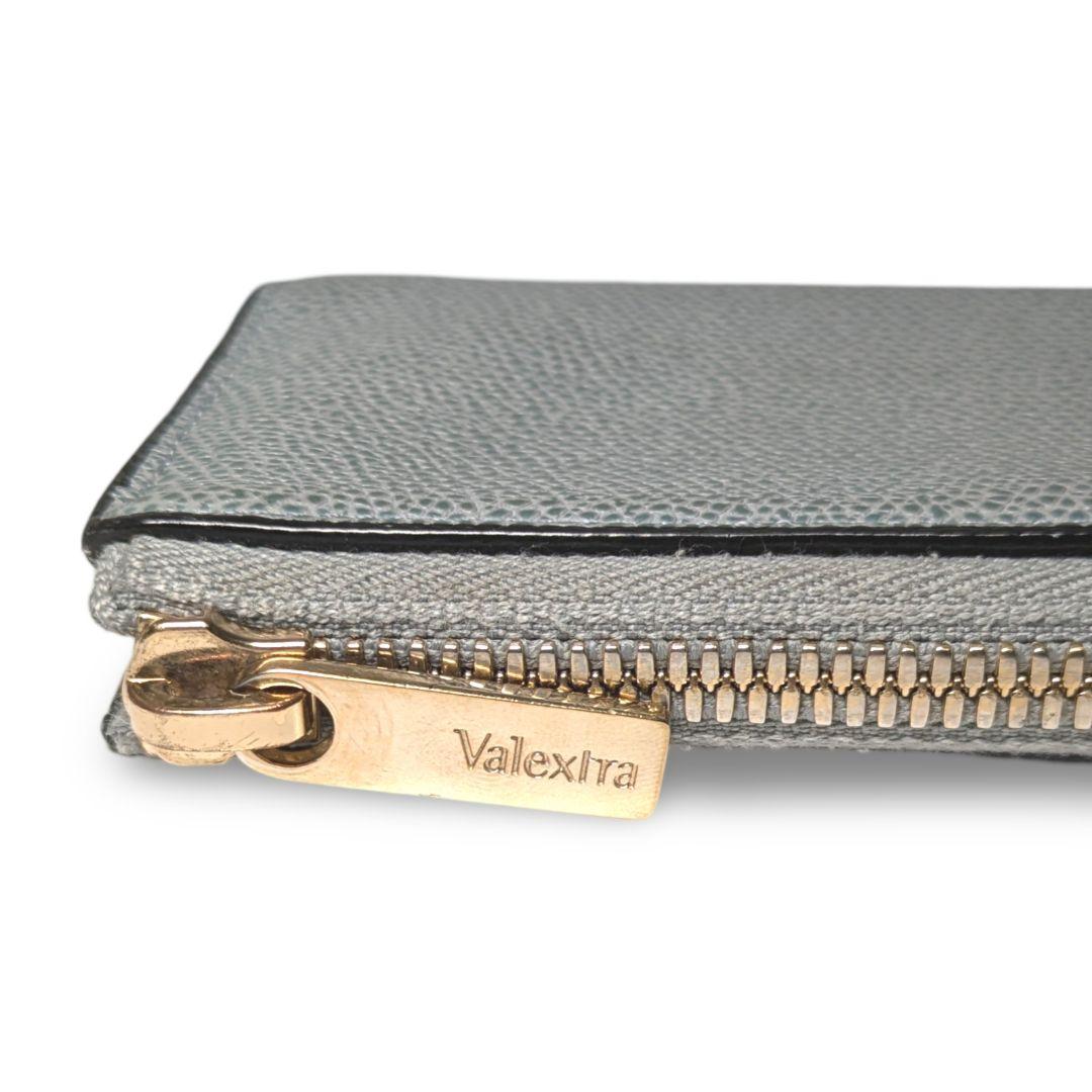 【極美品】Valextraヴァレクストラ　ケース　キーリング付き　グレー