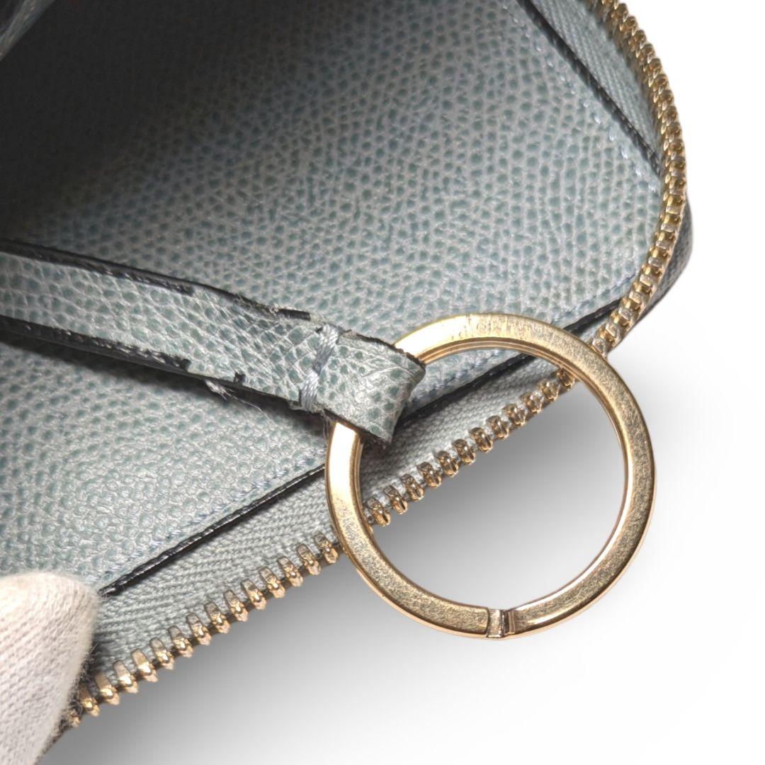 【極美品】Valextraヴァレクストラ　ケース　キーリング付き　グレー