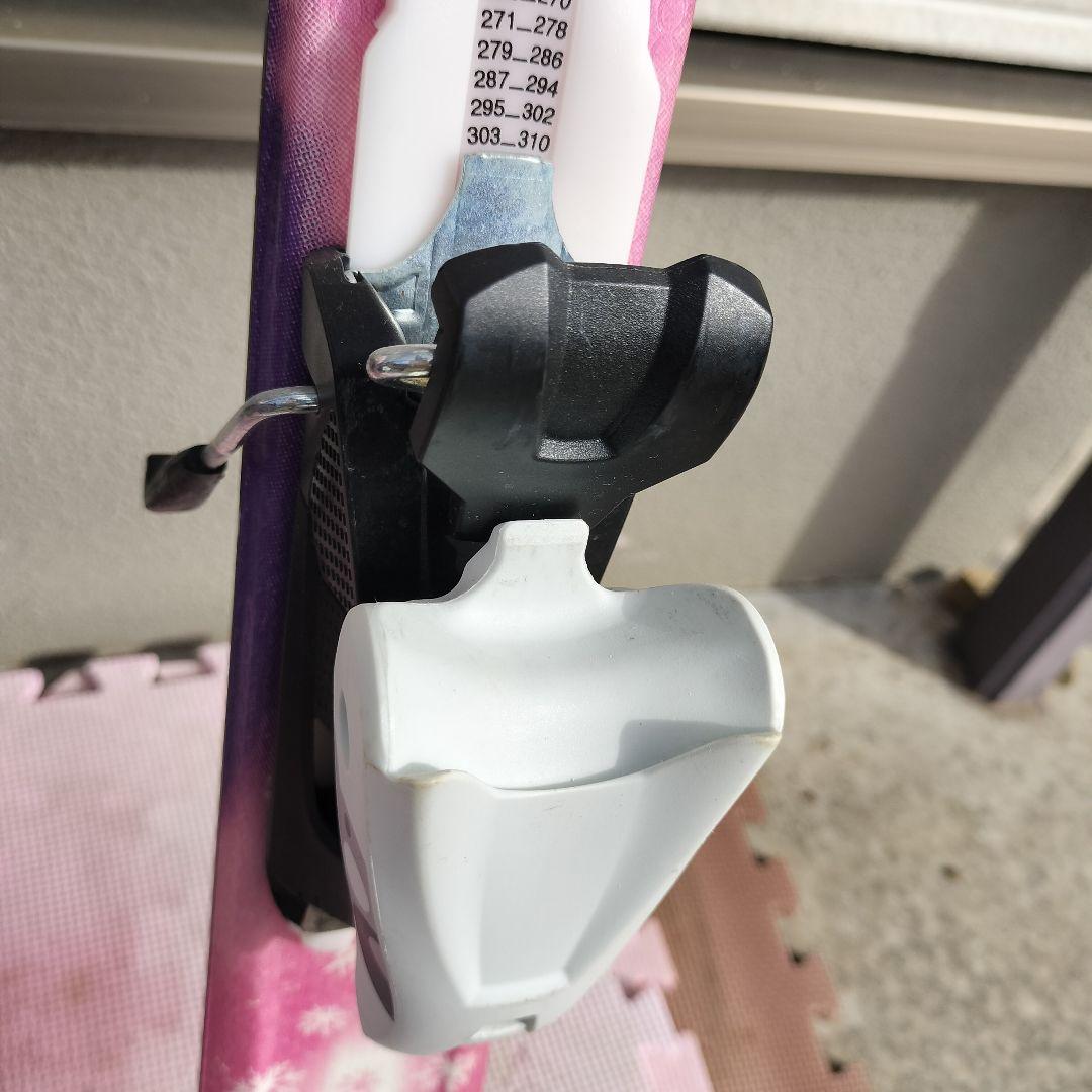 Elan Lil Magic 130cm 調整ビンディング　伸縮ストック付