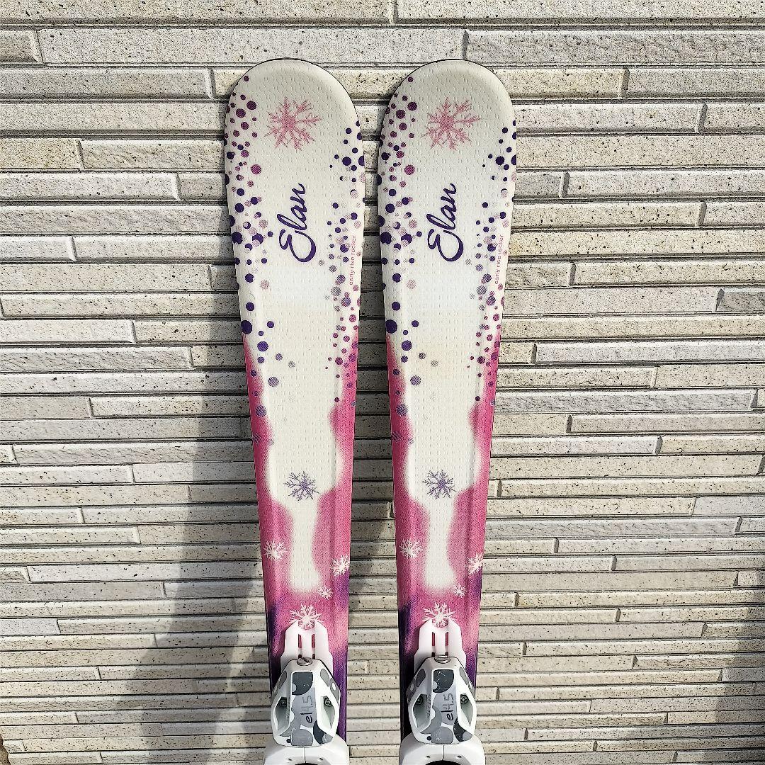 Elan Lil Magic 130cm 調整ビンディング　伸縮ストック付