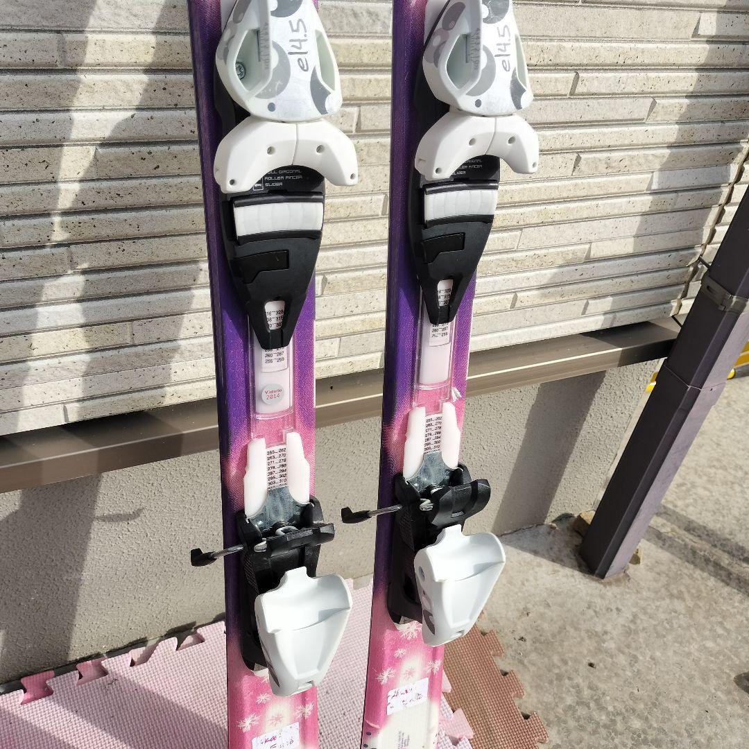 Elan Lil Magic 130cm 調整ビンディング　伸縮ストック付