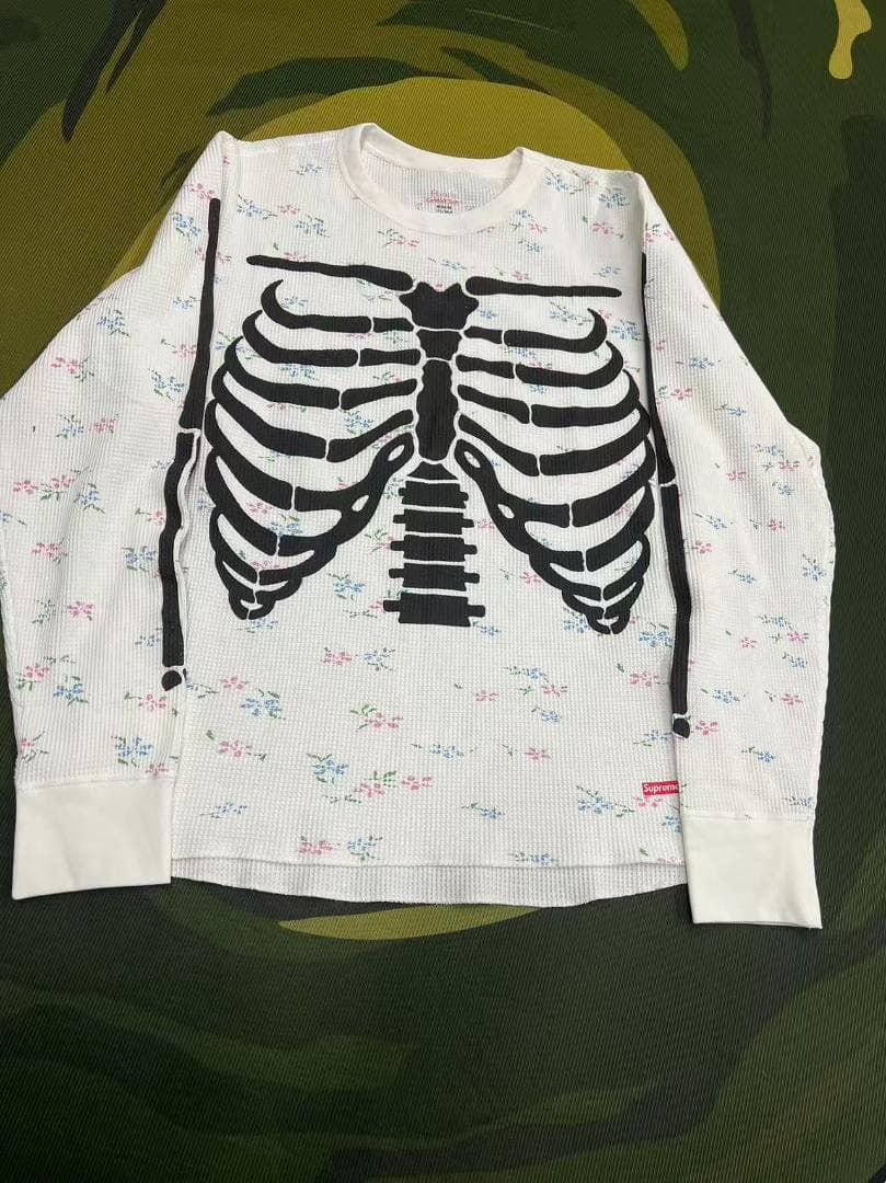新品未使用 Supreme Hanes Bones Thermal Crew M