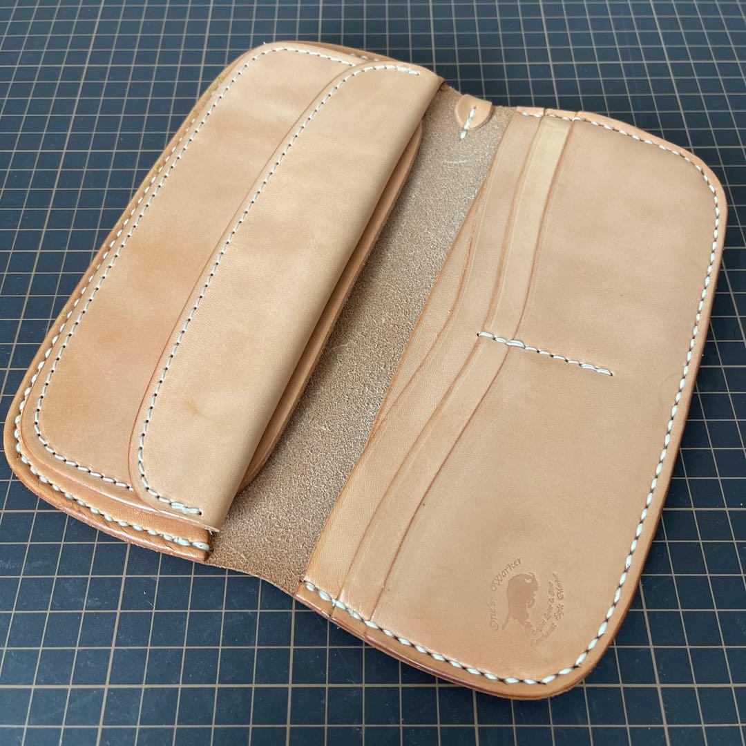 One’s Workerワンズワーカーサドルロングウォレットナチュラル