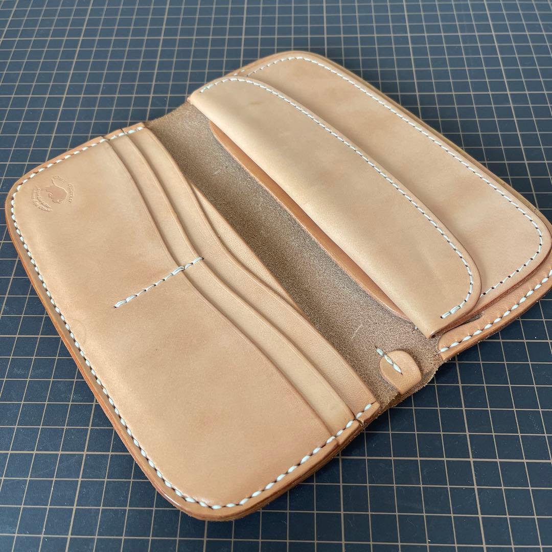 One’s Workerワンズワーカーサドルロングウォレットナチュラル