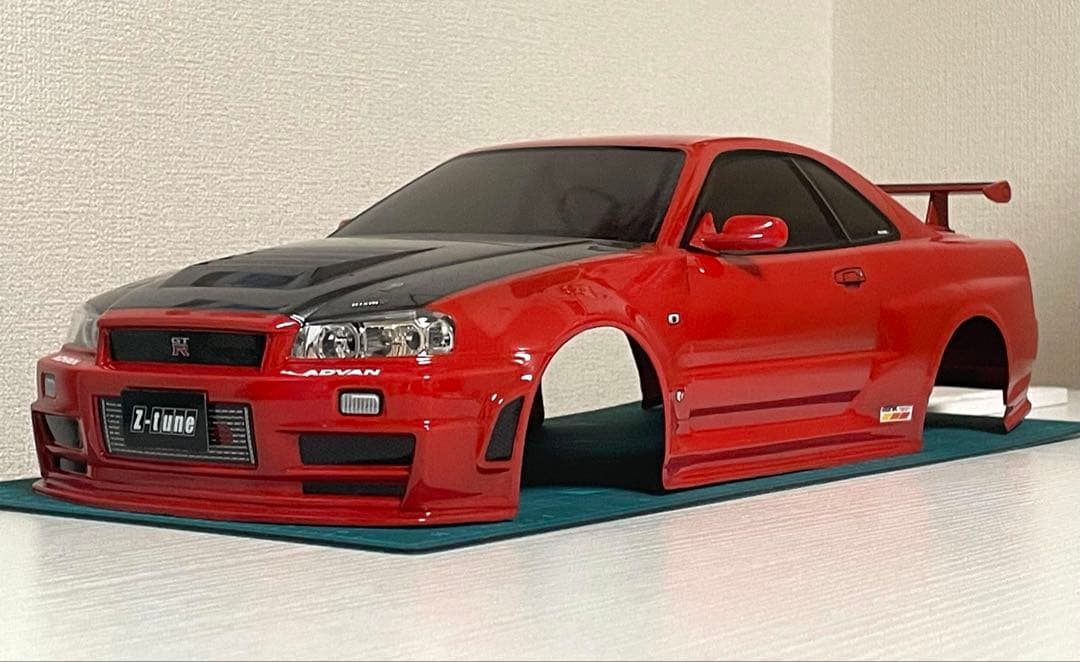 タミヤラジコンボディ　R34 GTR