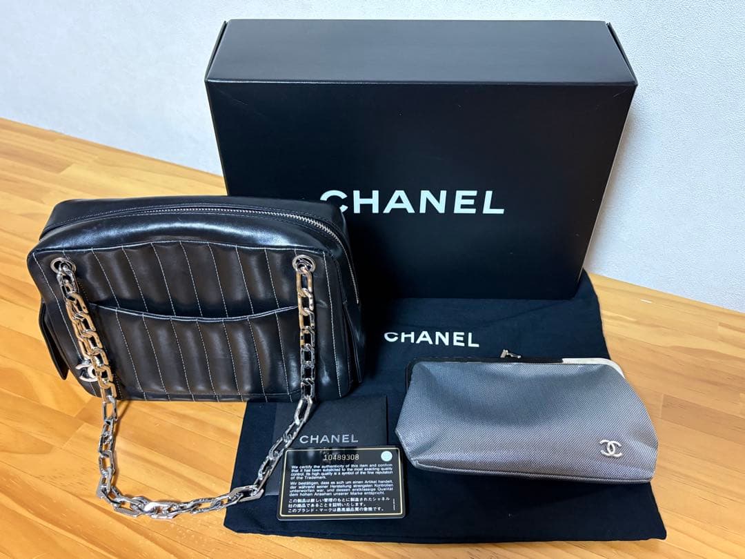 【希少】CHANEL シャネル マドモアゼル チェーンショルダーバッグ