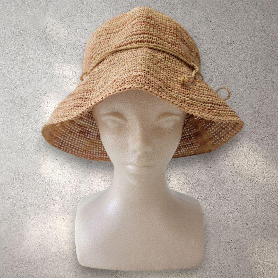 ほぼ未使用 折り畳み可 ヘレンカミンスキー PROVANCE 8 ラフィアハット