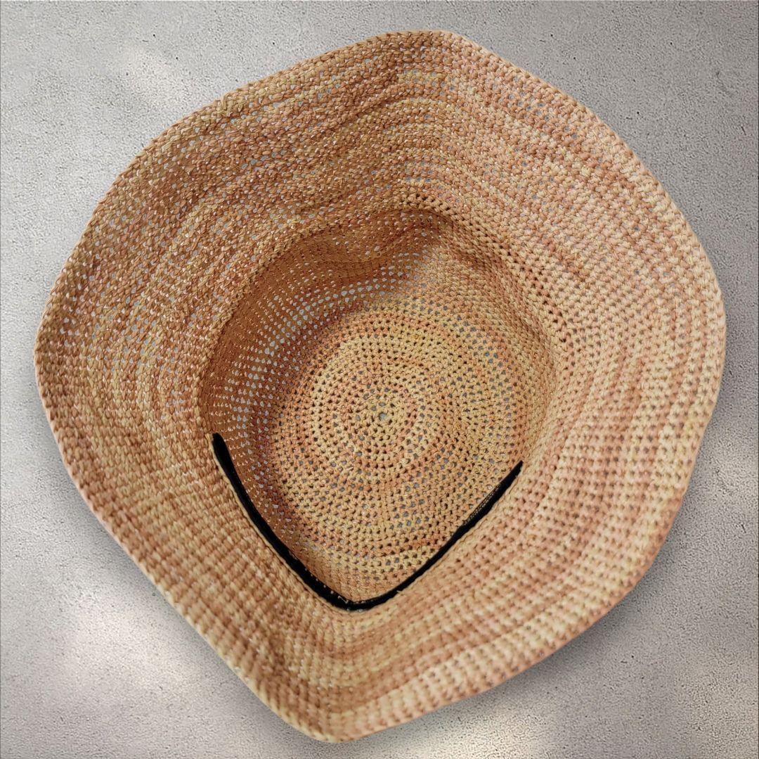 ほぼ未使用 折り畳み可 ヘレンカミンスキー PROVANCE 8 ラフィアハット