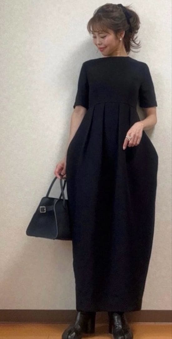 apart bylowrys 石岡真実さんコラボコクーンワンピース　M