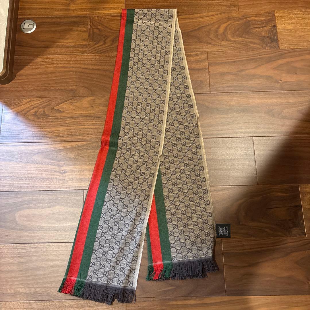GUCCI GGパターン マフラー　C.ロナウド愛用