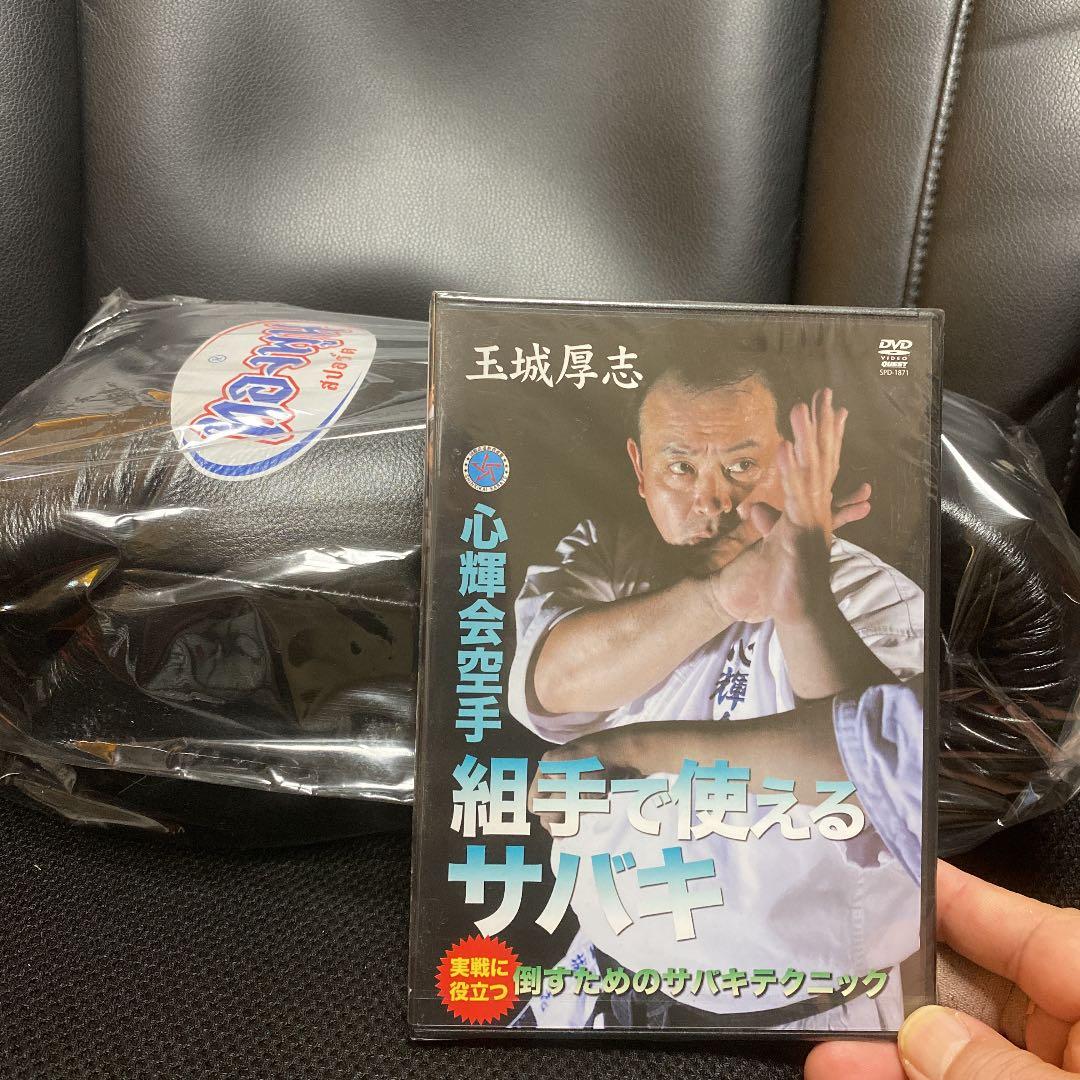 玉城厚志/心輝会空手 組手で使えるサバキ＆ボクシンググローブ１４オンス