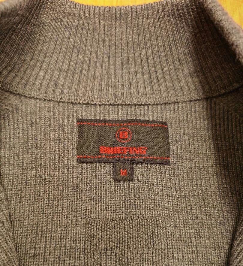 【新品】ブリーフィングゴルフ ニット ブルゾン Ｍ ジャケット