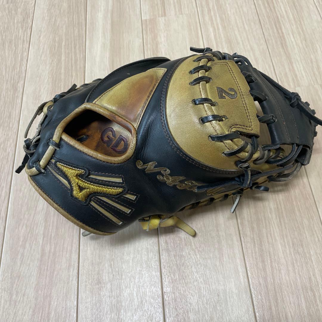 ミズノ 硬式キャッチャーミット プロ実使用