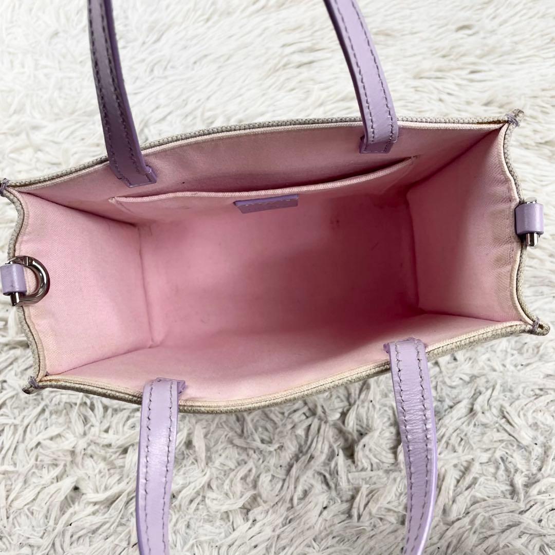 美品 ジバンシー キャンバス 2WAY ショルダーバッグ G-TOTE ミニ