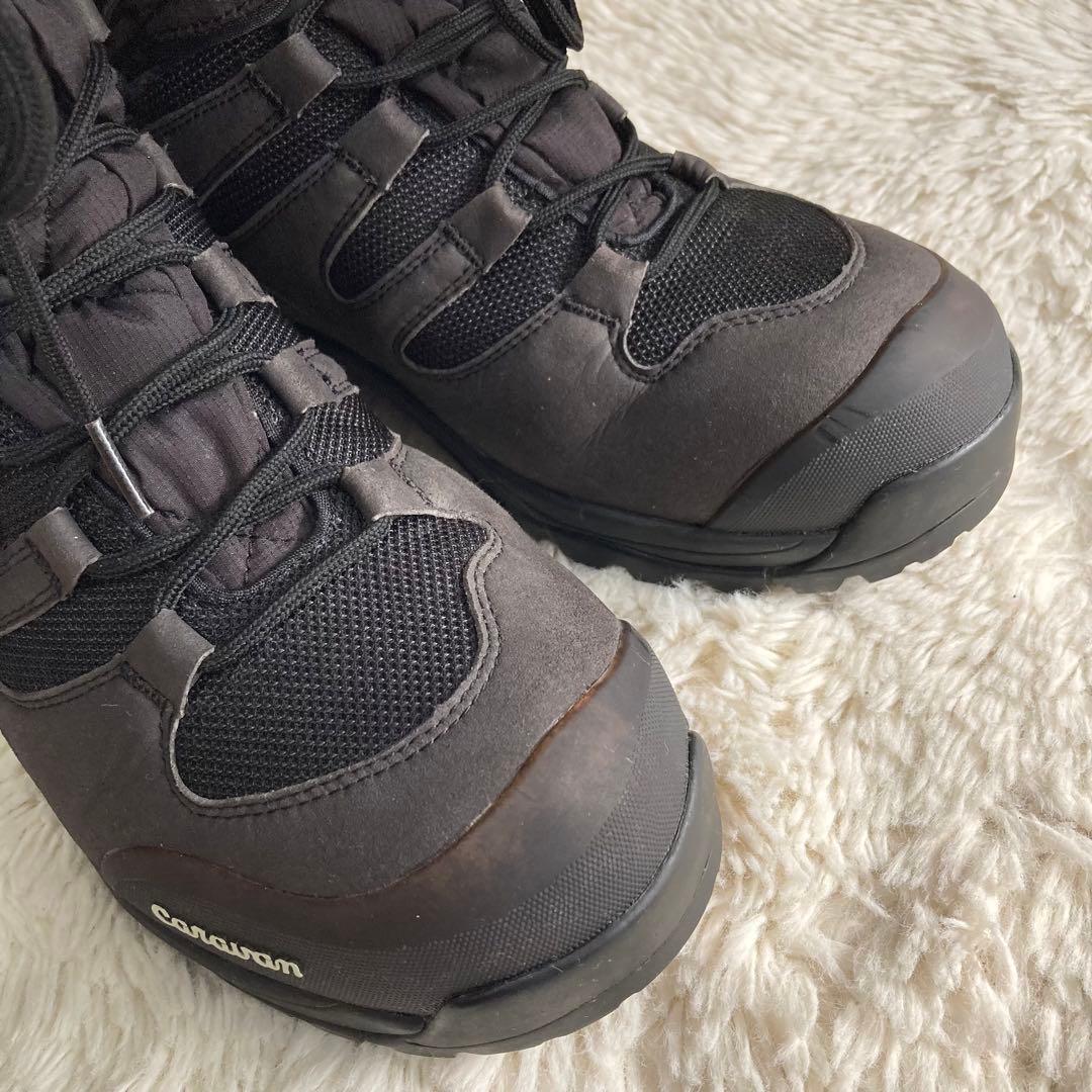 Caravan スノーブーツ ゴアテックス ブラック ウインターブーツ 登山靴