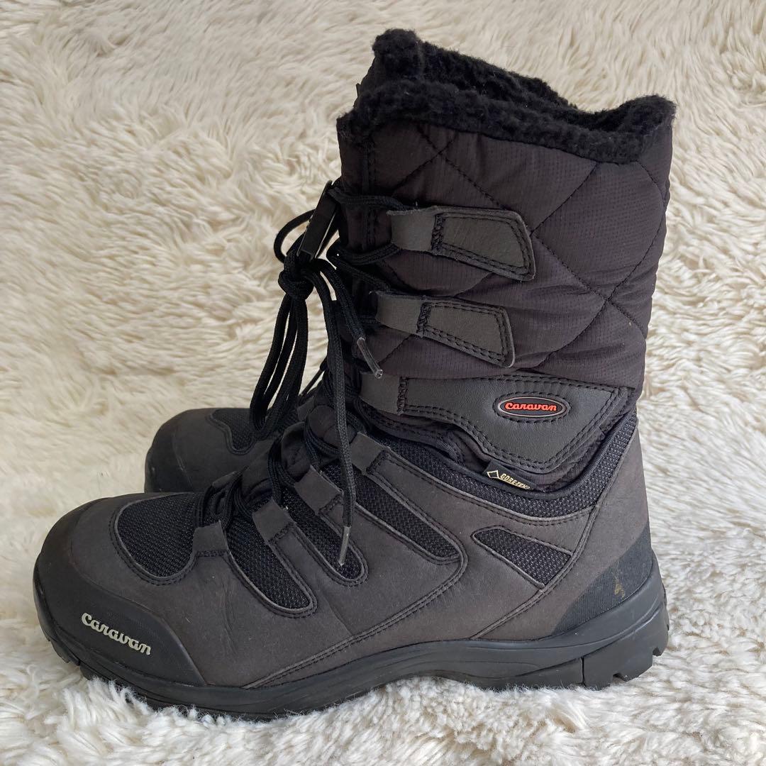 Caravan スノーブーツ ゴアテックス ブラック ウインターブーツ 登山靴