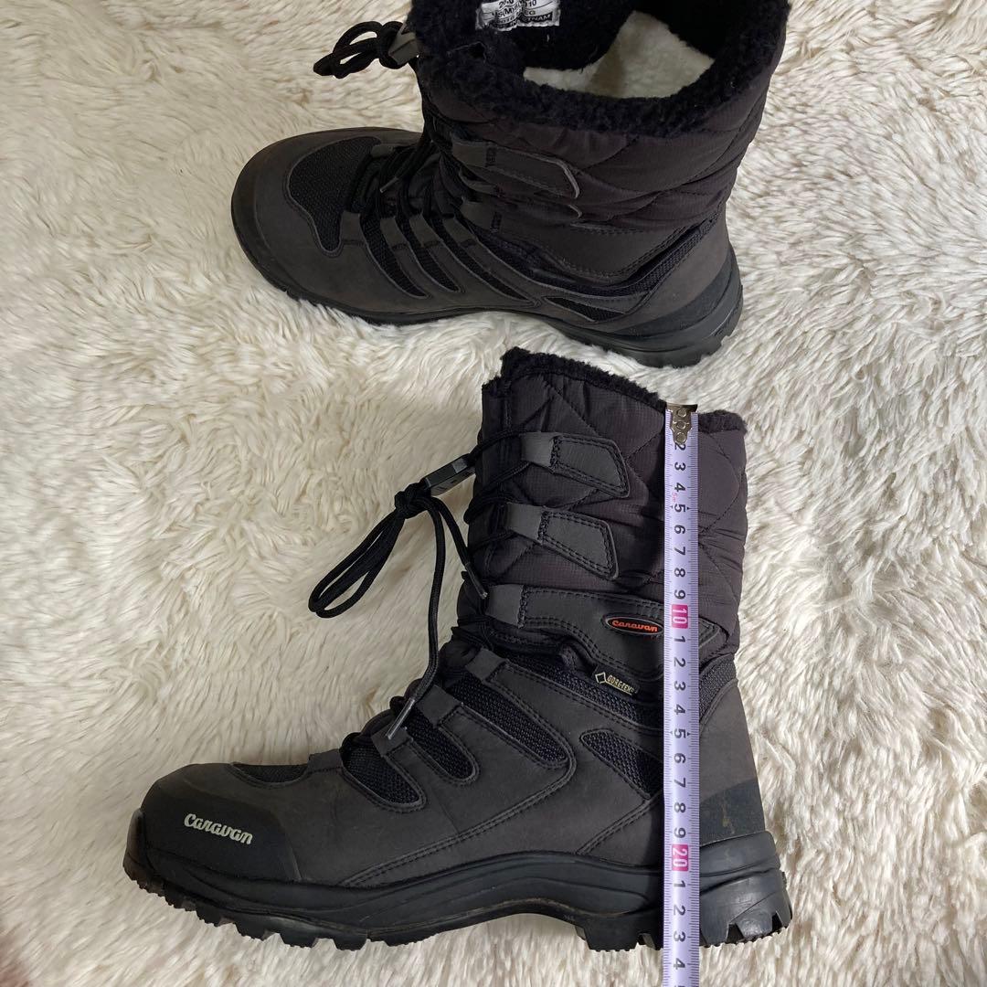 Caravan スノーブーツ ゴアテックス ブラック ウインターブーツ 登山靴