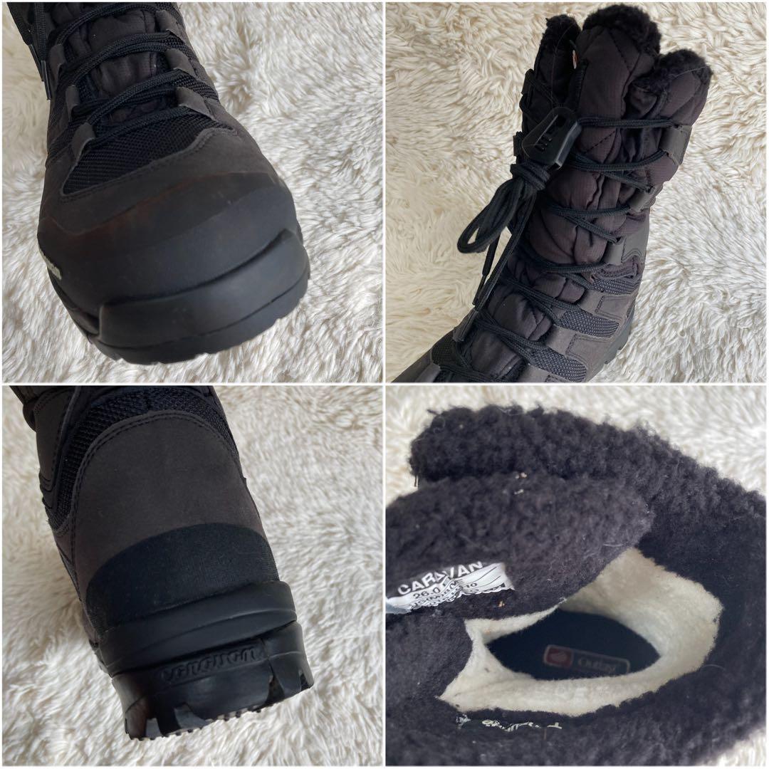 Caravan スノーブーツ ゴアテックス ブラック ウインターブーツ 登山靴