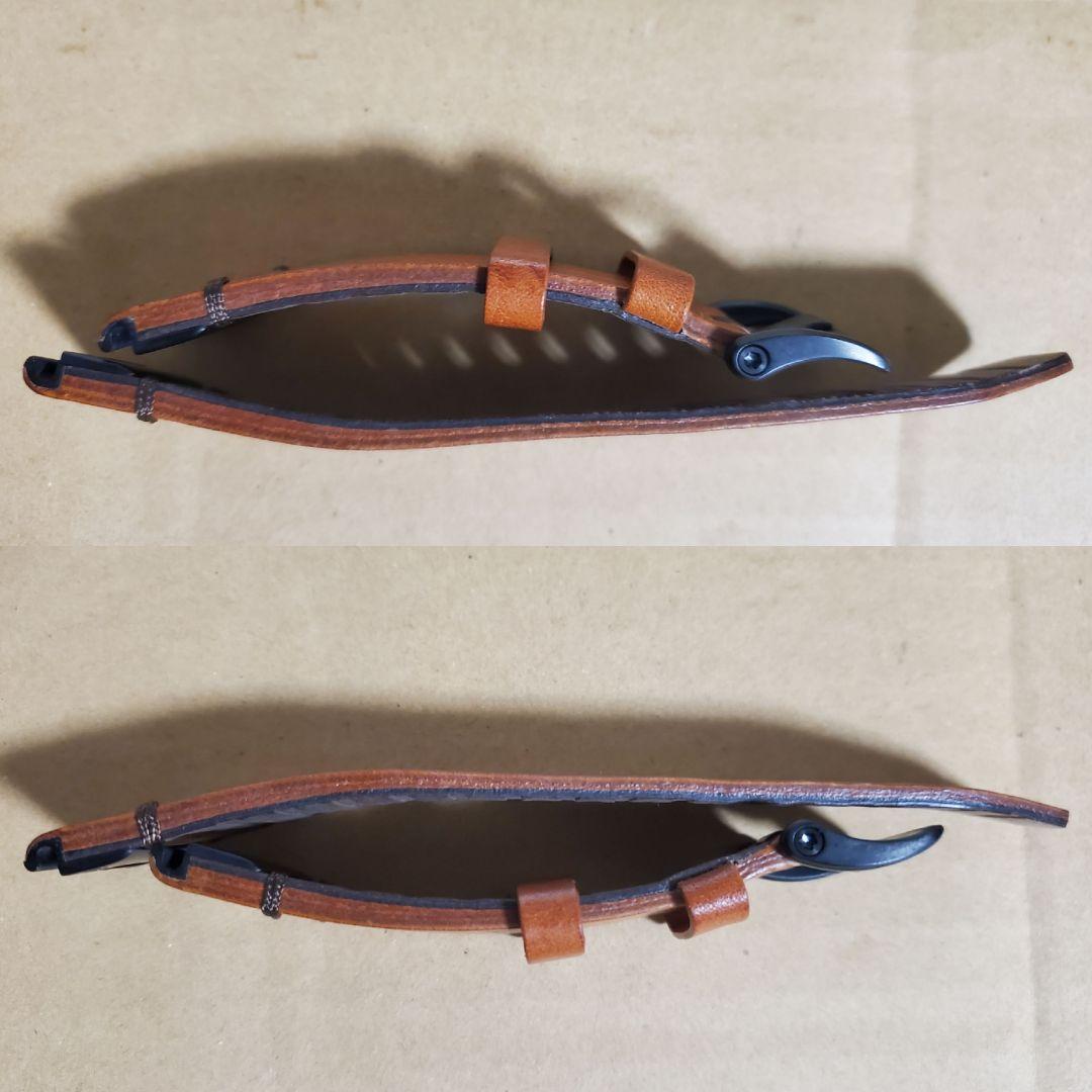 中古 純正 QuickFit26レザー革バンドベルトGARMINガーミンBK