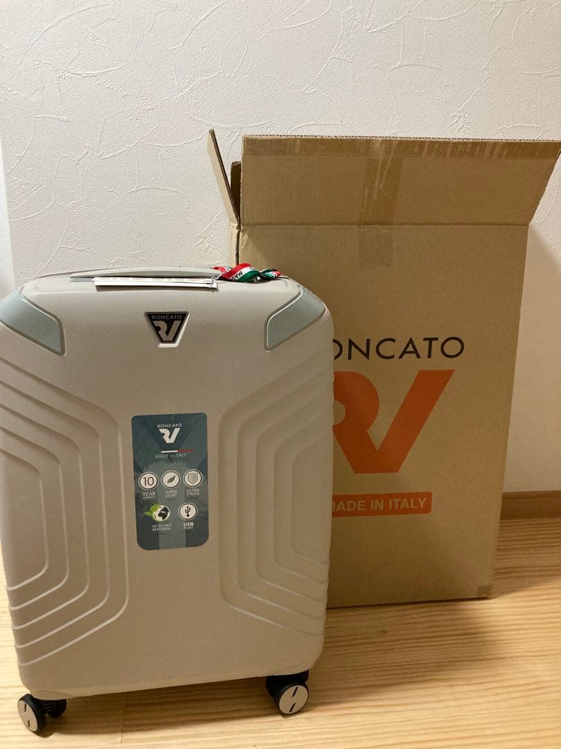 新品イタリア製キャリーケース　ロンカート　イプシロン35～40L ベージュ