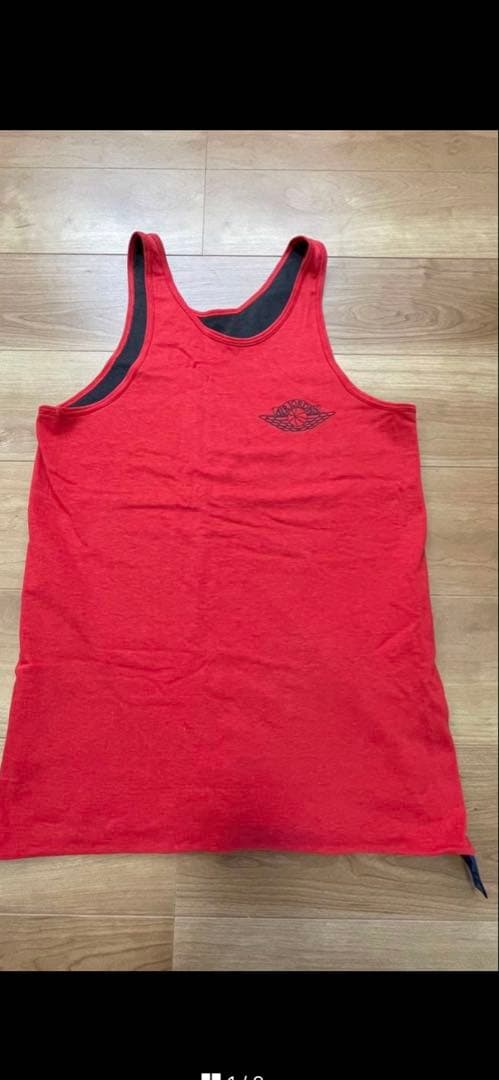 専用！紺タグナイキジョーダンリバーシブルタンクトップjordanビンテージ