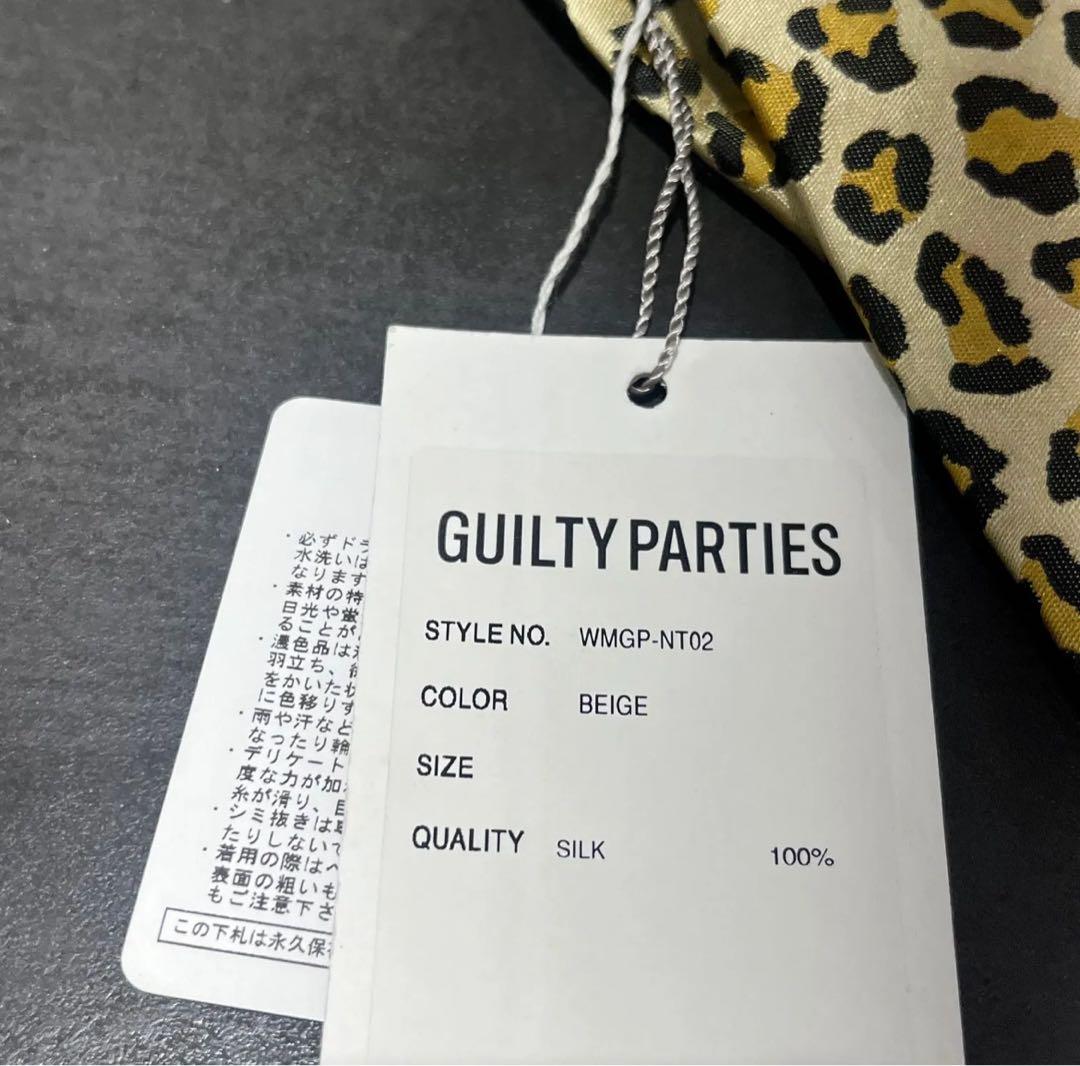 小物 WACKO MARIA LEOPARD WIDE NECKTIE