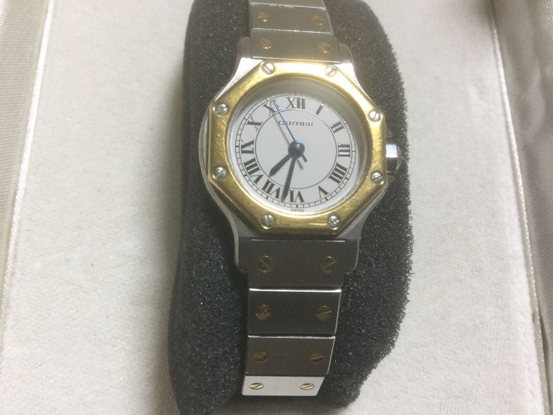 カルティエ　サントスオクタゴン　腕時計　レディース 自動巻き