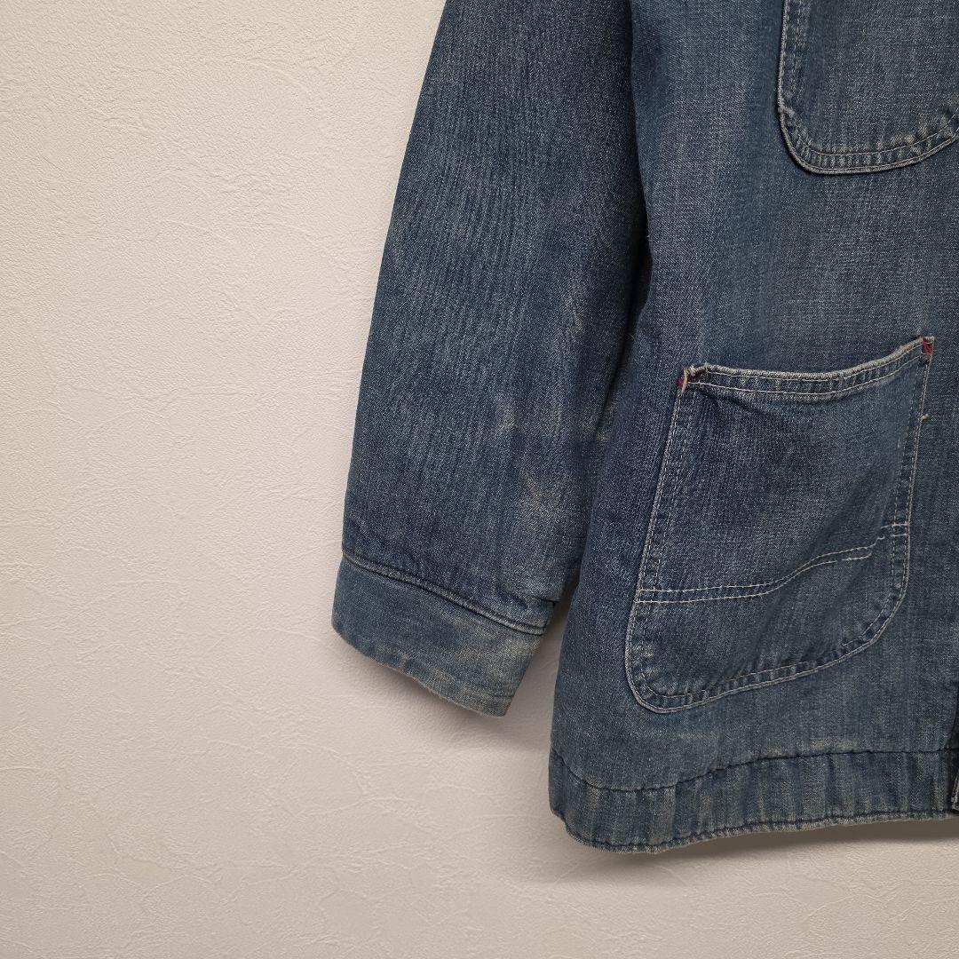 60s SEARS シアーズ　デニムカバーオール　ブランケットライナー　サイズL