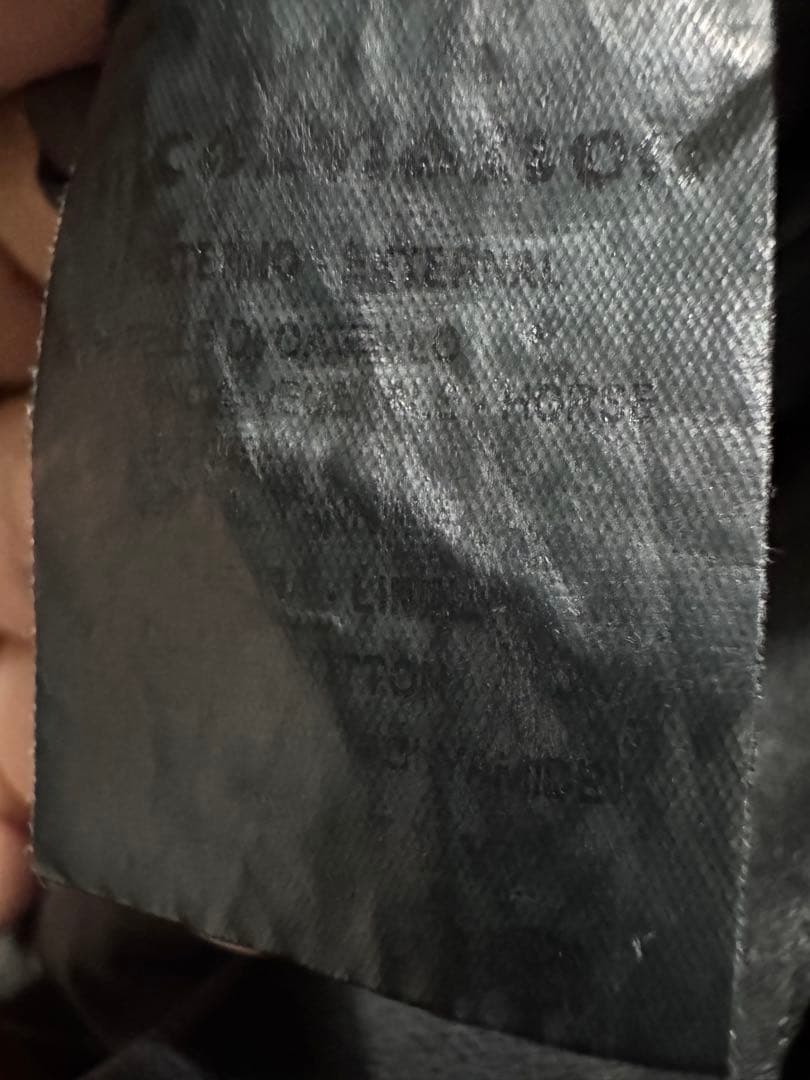 incarnationホースレザーサルエルパンツ　オーバーロックステッチ