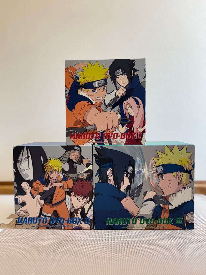 NARUTO ナルト DVD-BOX I, II, III セット