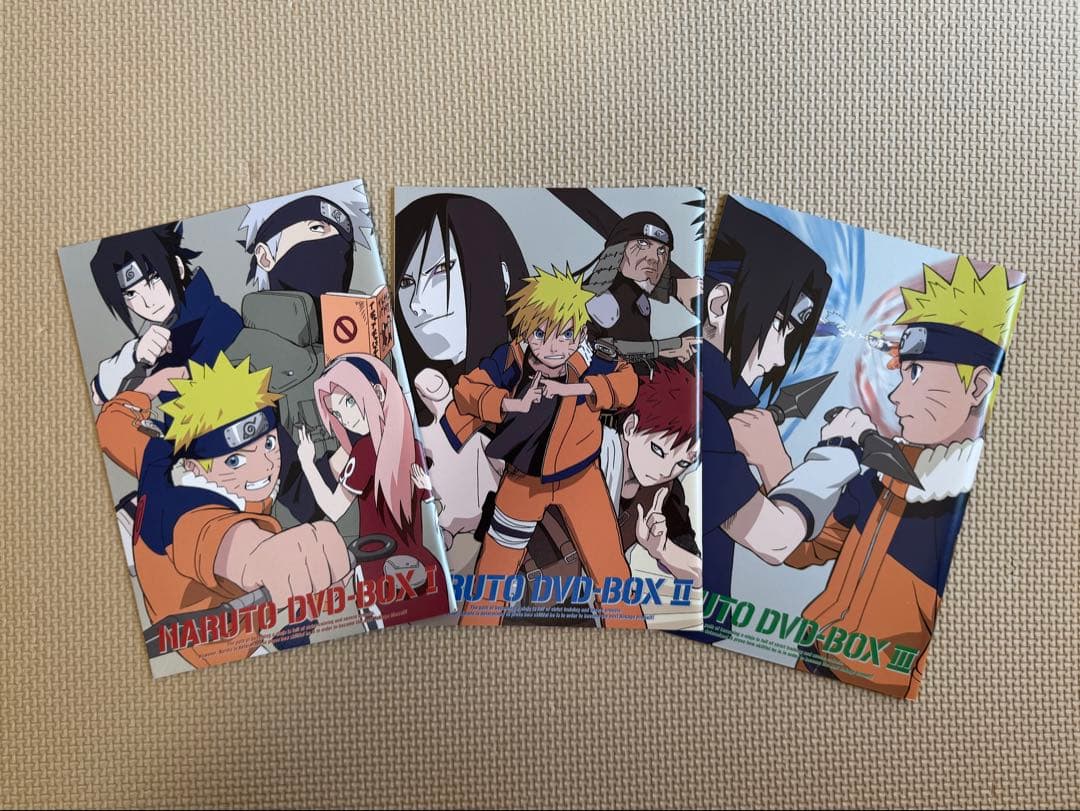 NARUTO ナルト DVD-BOX I, II, III セット