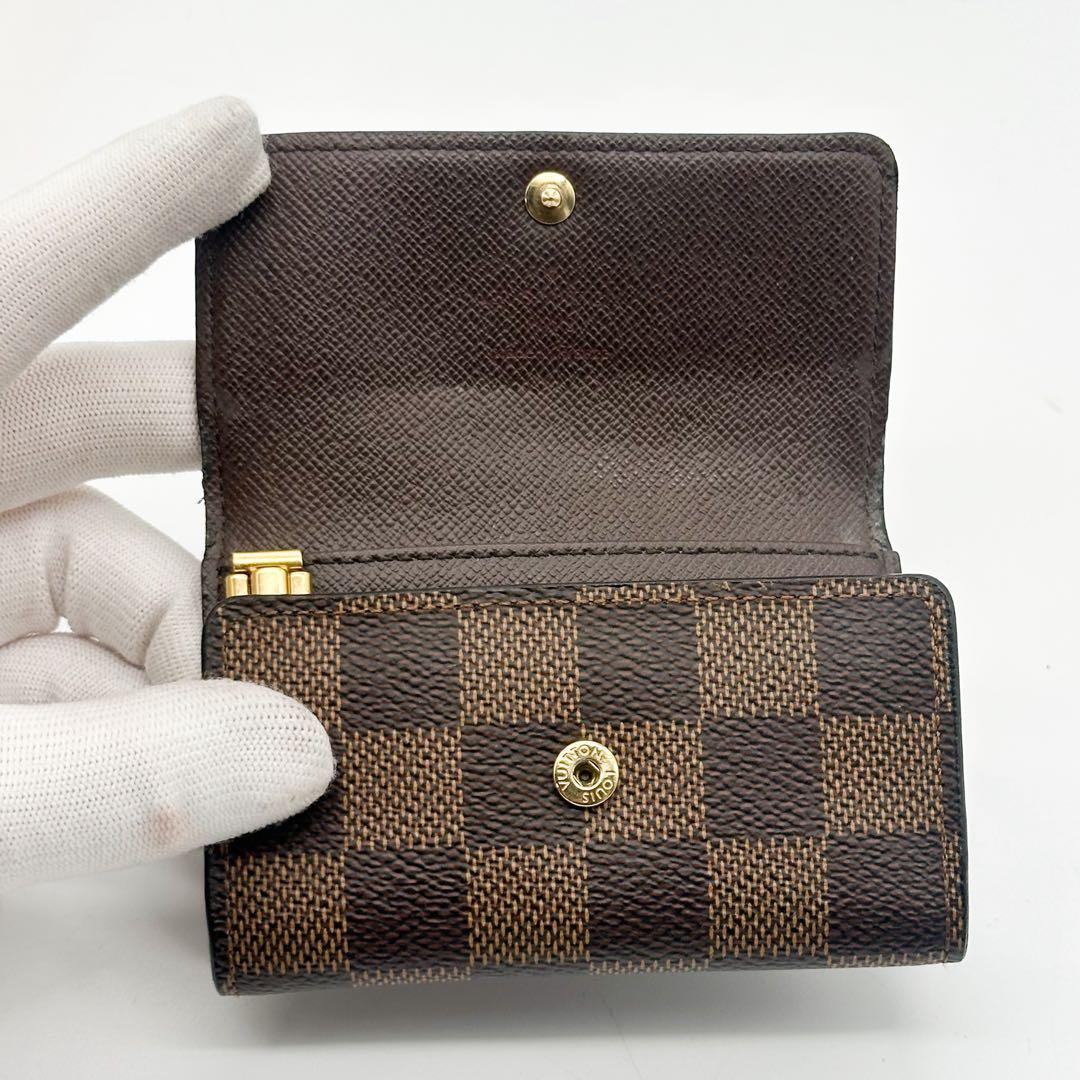 ルイヴィトン ミュルティクレ 6 ダミエ コンパクト キーケース エベヌ