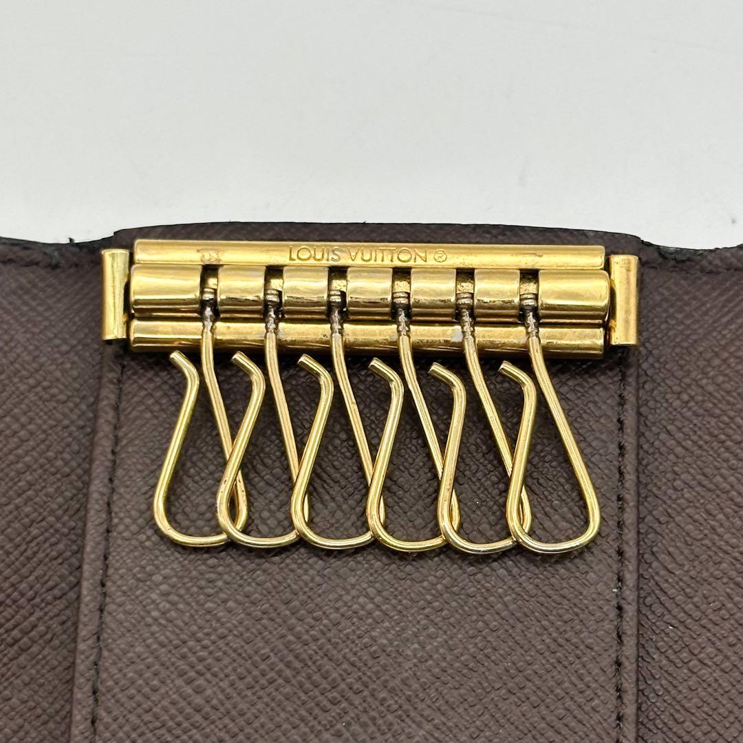 ルイヴィトン ミュルティクレ 6 ダミエ コンパクト キーケース エベヌ