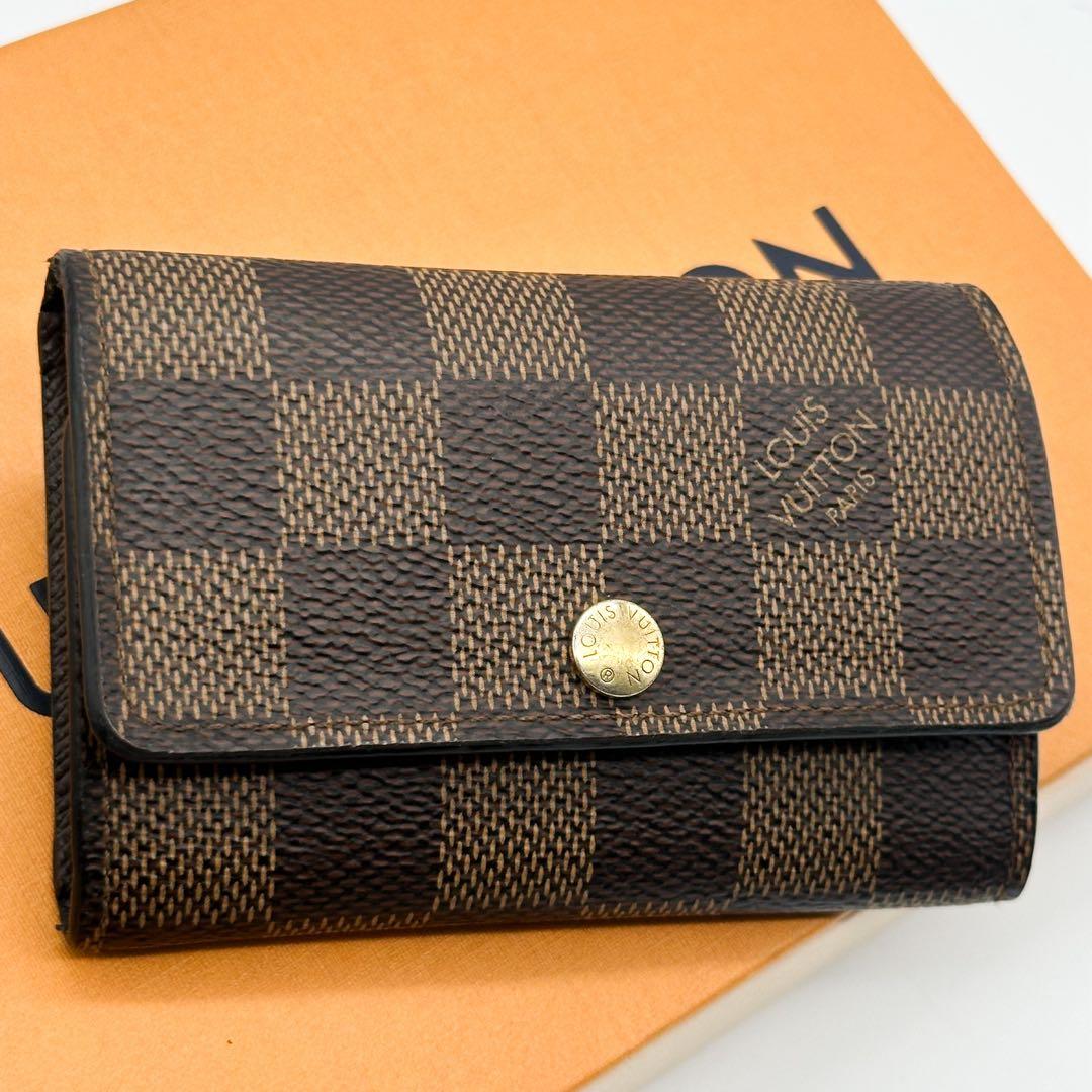 ルイヴィトン ミュルティクレ 6 ダミエ コンパクト キーケース エベヌ
