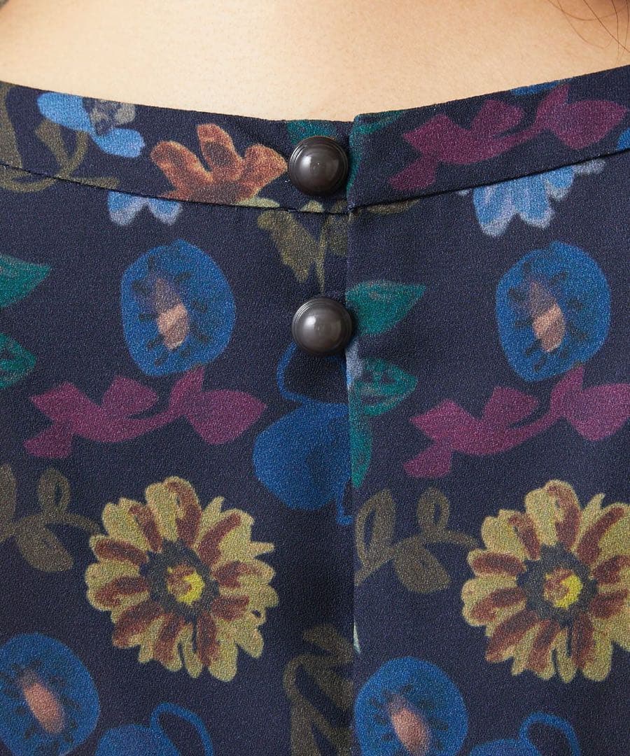 ホコモモラ今季新品タグ付き　フラワープリントワンピース38 33000円