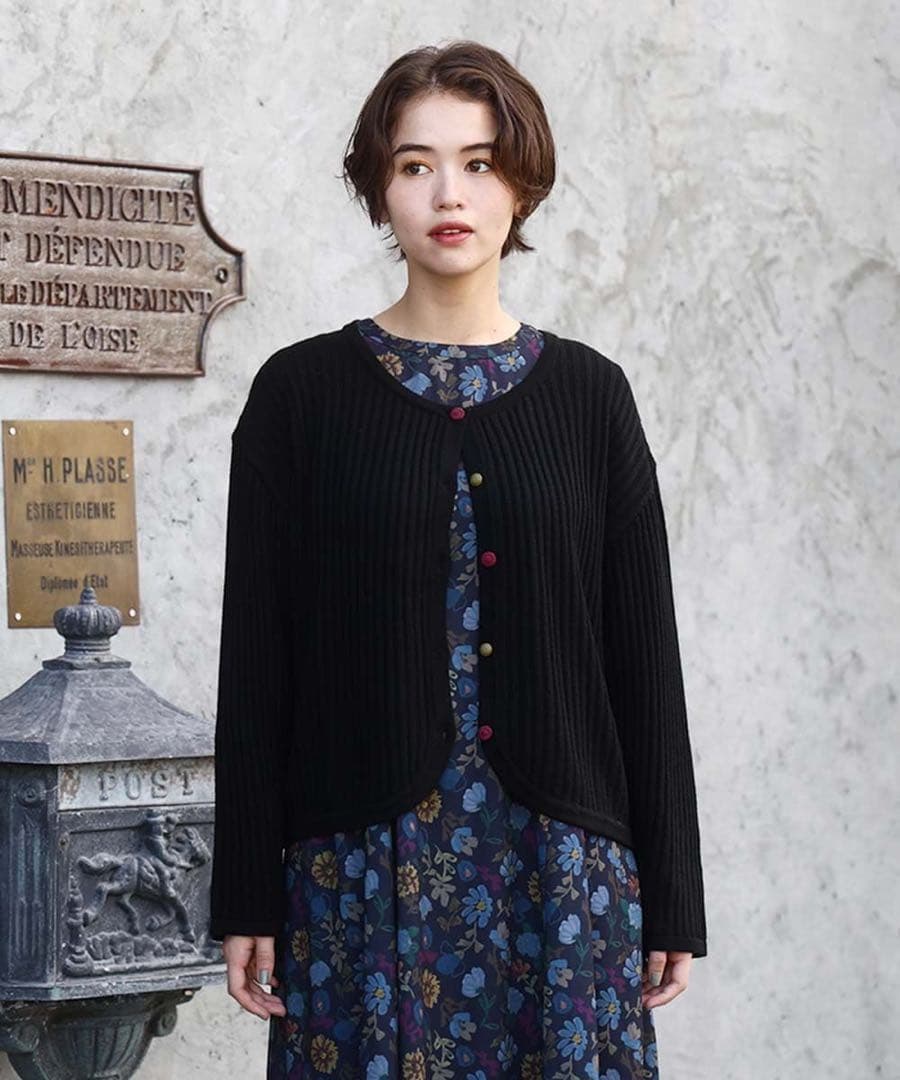 ホコモモラ今季新品タグ付き　フラワープリントワンピース38 33000円