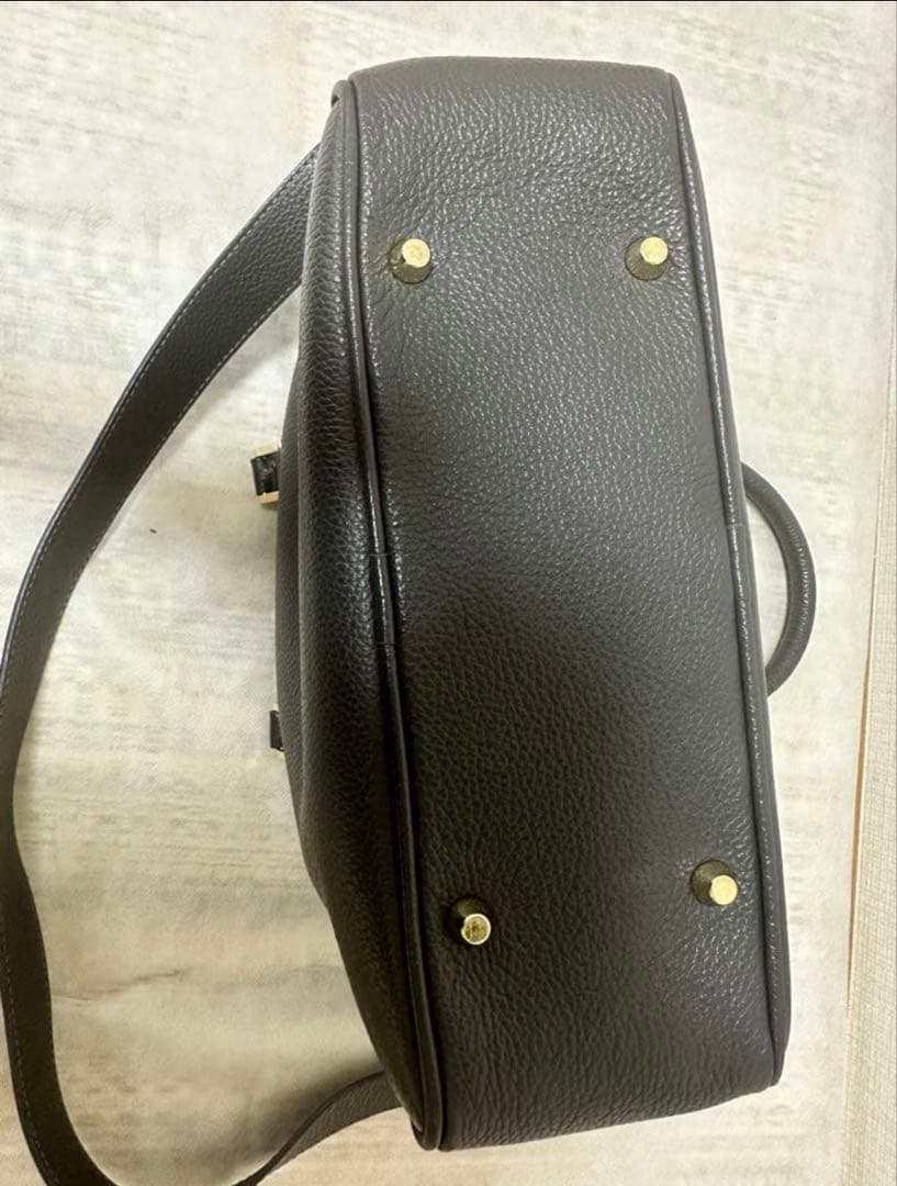 2024 イエナ　マニュエルミラノ　レザーバッグ　ショルダー　　グレー