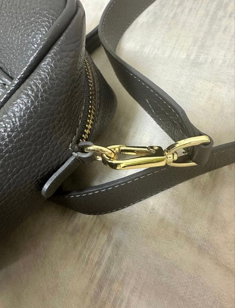 2024 イエナ　マニュエルミラノ　レザーバッグ　ショルダー　　グレー