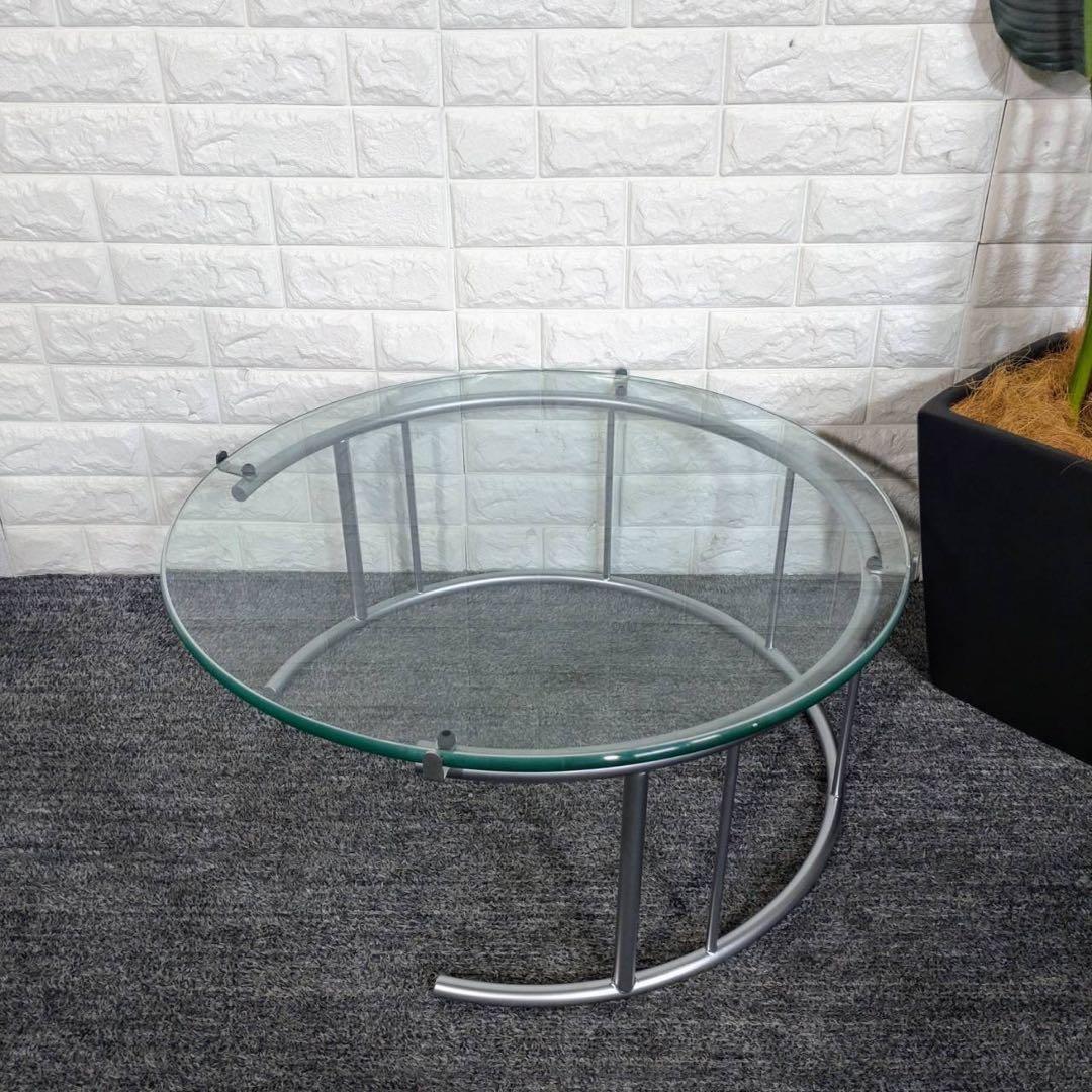 HUKLA フクラ ガラステーブル リビングテーブル 家具 F019