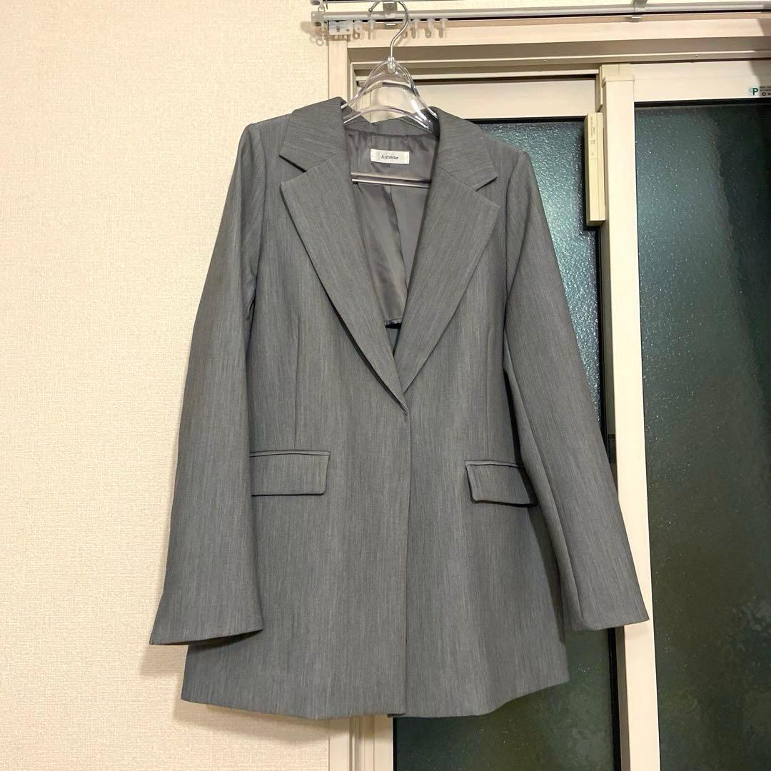 Aimeine エメイン バックスリットベルトジャケット