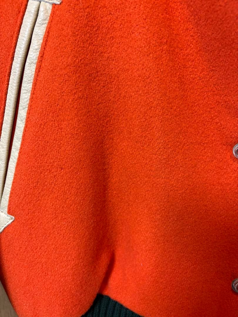 hewitt スタジャン キルティング ウール レザー USA製 90's