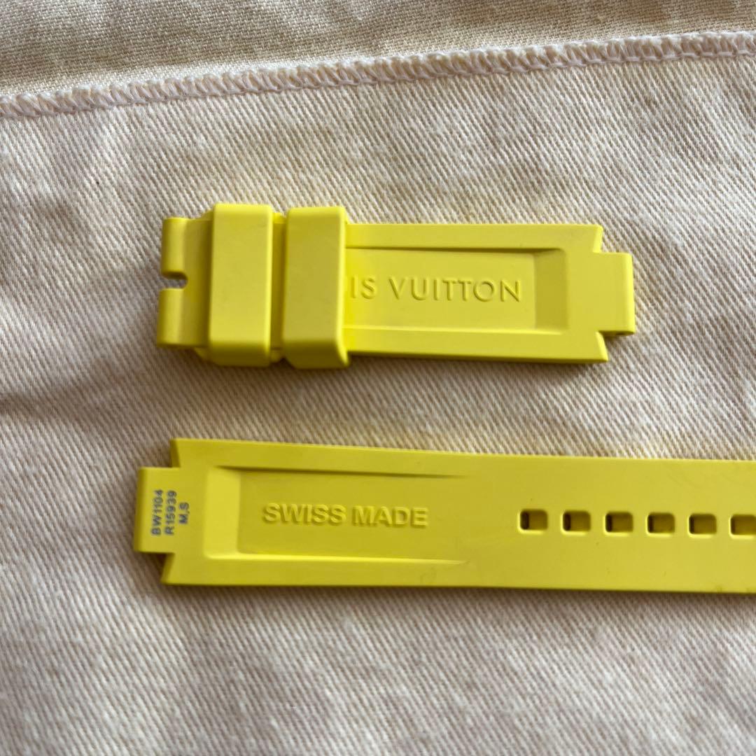 極美品♥️Louis Vuitton♥️ラバーベルト モノグラム 黄色 タンブール