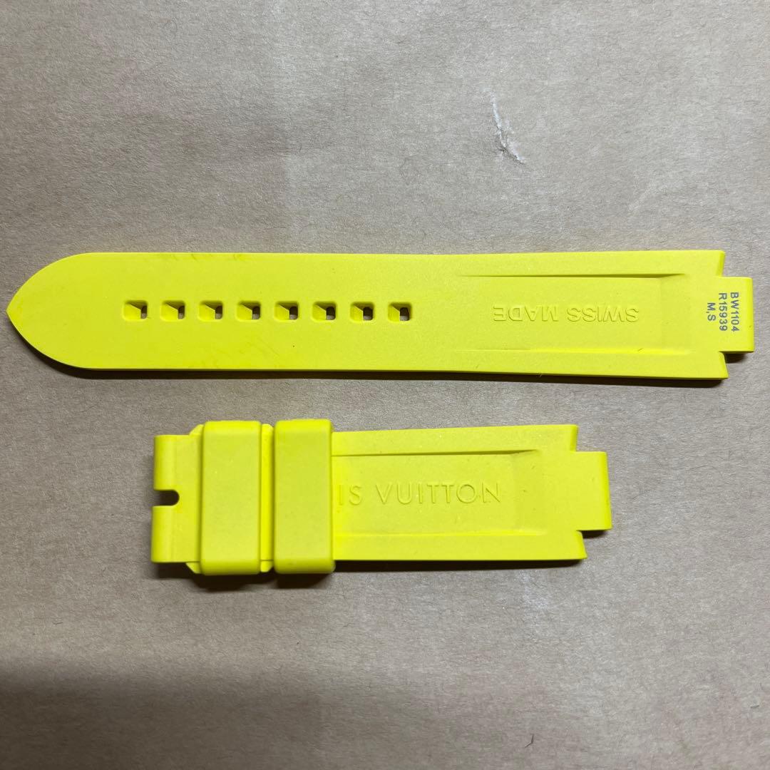 極美品♥️Louis Vuitton♥️ラバーベルト モノグラム 黄色 タンブール