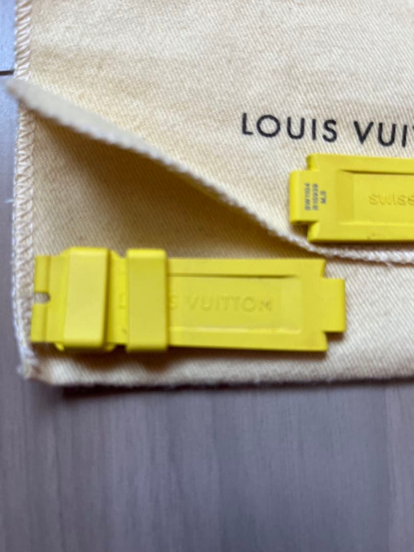 極美品♥️Louis Vuitton♥️ラバーベルト モノグラム 黄色 タンブール