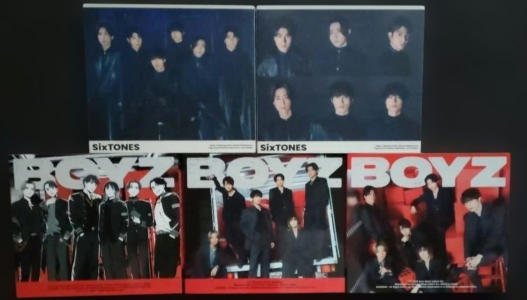 SixTONES CDシングル 15タイトル ほぼ全形態44枚 バリア BOYZ