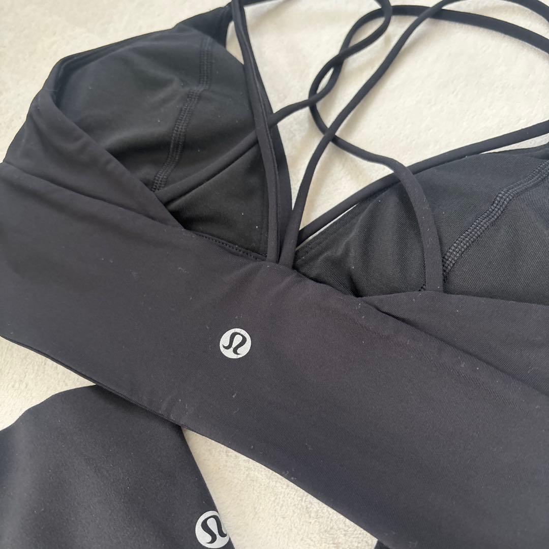 Lululemon ヨガウェア セット 黒
