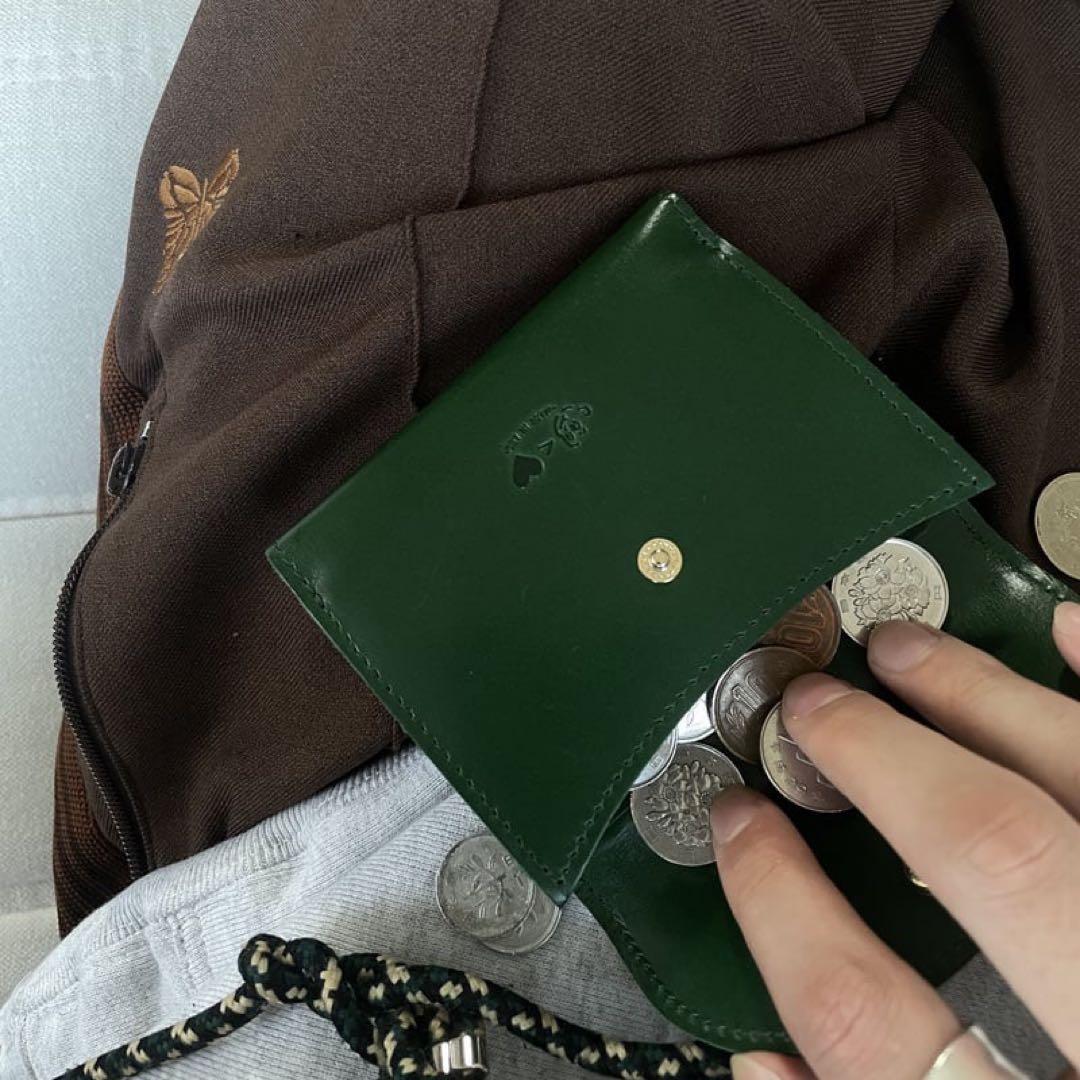 kaiyorinakami 財布 green